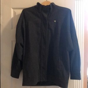 Dark gray wool coat